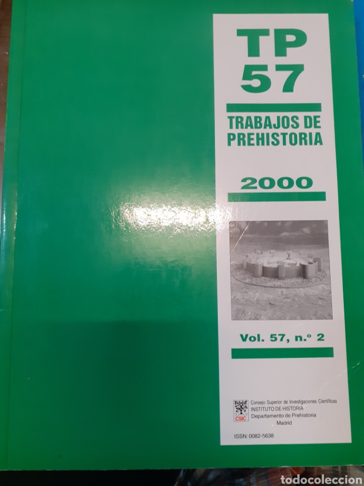 Libros: TRABAJOS DE PREHISTORIA. Vol. 57. n&ordm; 2. Arqueolog&iacute;a - Foto 1