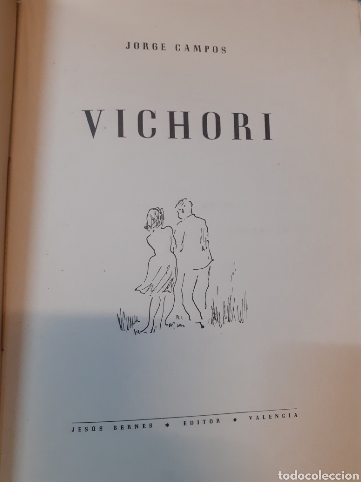 Libros: VICHORI. Dedicatoria autografa del autor - CAMPOS,Jorge - Foto 3