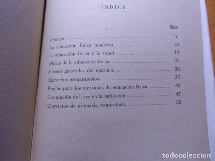 Libros: GIMNASIA/EMILIO CLOT/EDIT. JUVENTUD,1954. - Foto 5