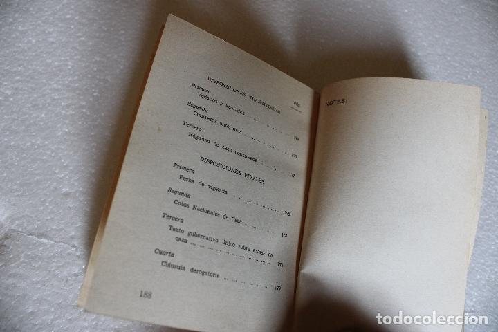 Libros: LIBRO REGLAMENTO DE CAZA. A&Ntilde;O 1971. - Foto 4