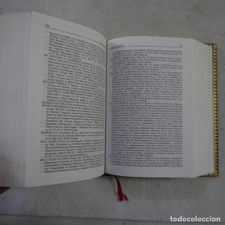 Libros: QUIEN ES QUIEN EN ESPA&Ntilde;A - EDITORIAL CAMPILLO - 2002 - Foto 7