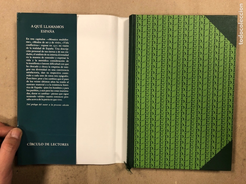 Libros: A QU&Eacute; LLAMAMOS ESPA&Ntilde;A. PEDRO LA&Iacute;N ENTRALGO. C&Iacute;RCULO DE LECTORES 1992. - Foto 2