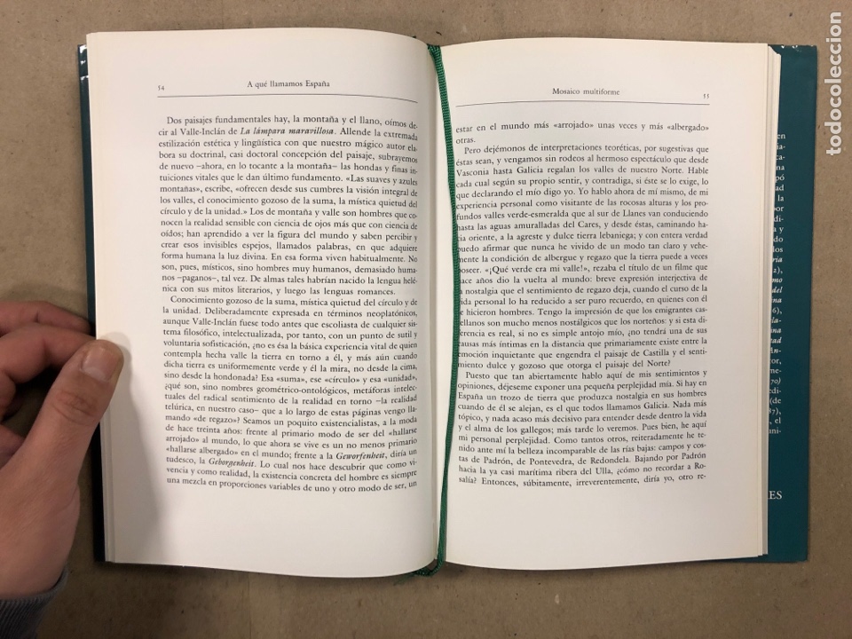 Libros: A QU&Eacute; LLAMAMOS ESPA&Ntilde;A. PEDRO LA&Iacute;N ENTRALGO. C&Iacute;RCULO DE LECTORES 1992. - Foto 5