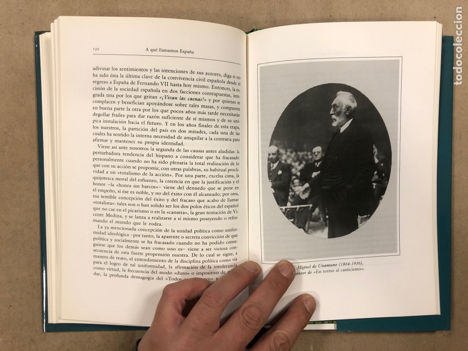 Libros: A QU&Eacute; LLAMAMOS ESPA&Ntilde;A. PEDRO LA&Iacute;N ENTRALGO. C&Iacute;RCULO DE LECTORES 1992. - Foto 7