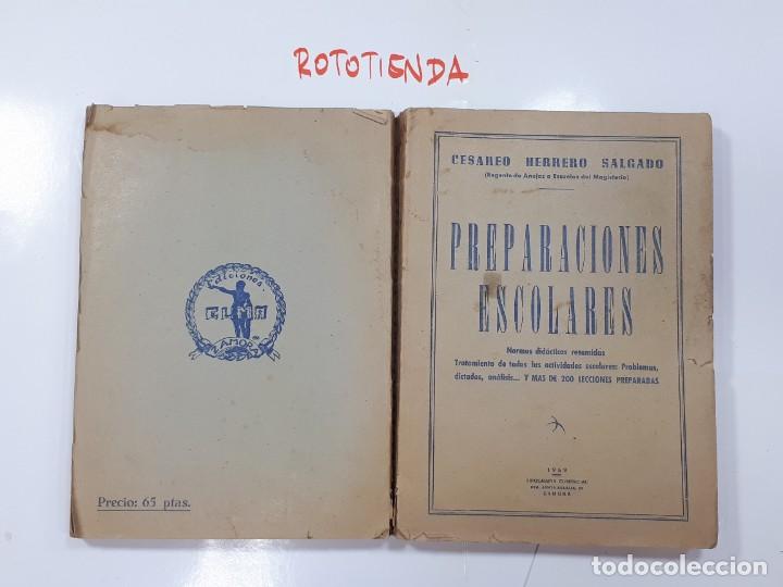 Libros: Preparaciones Escolares. 1959. Ces&aacute;reo Herrero. - Foto 2