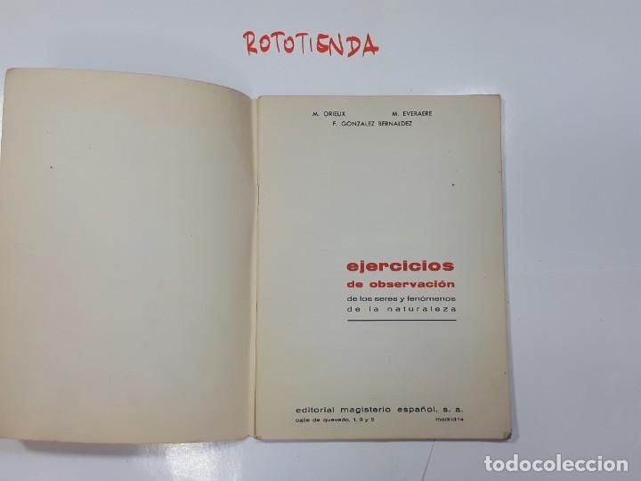 Libros: Ejercicios de Observaci&oacute;n. Magisterio Espa&ntilde;ol S.A. - Foto 2