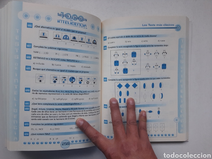 Libros: 1000 TESTS Y JUEGOS DE INTELIGENCIA - Foto 2