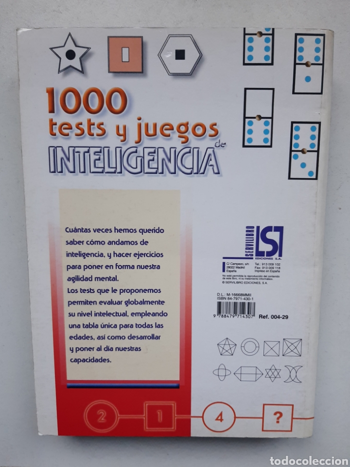Libros: 1000 TESTS Y JUEGOS DE INTELIGENCIA - Foto 6