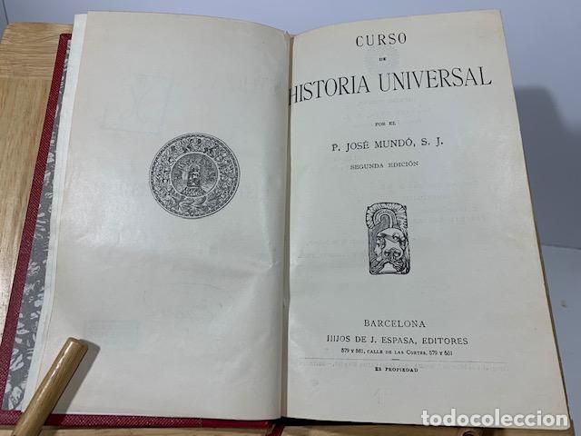 Libros: CURSO DE HISTORIA UNIVERSAL JOSE MUNDO 1925 - Foto 4