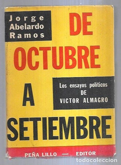 Libros: DE OCTUBRE A SETIEMBRE (SEPTIEMBRE) - RAMOS, JORGE ABELARDO - Foto 1