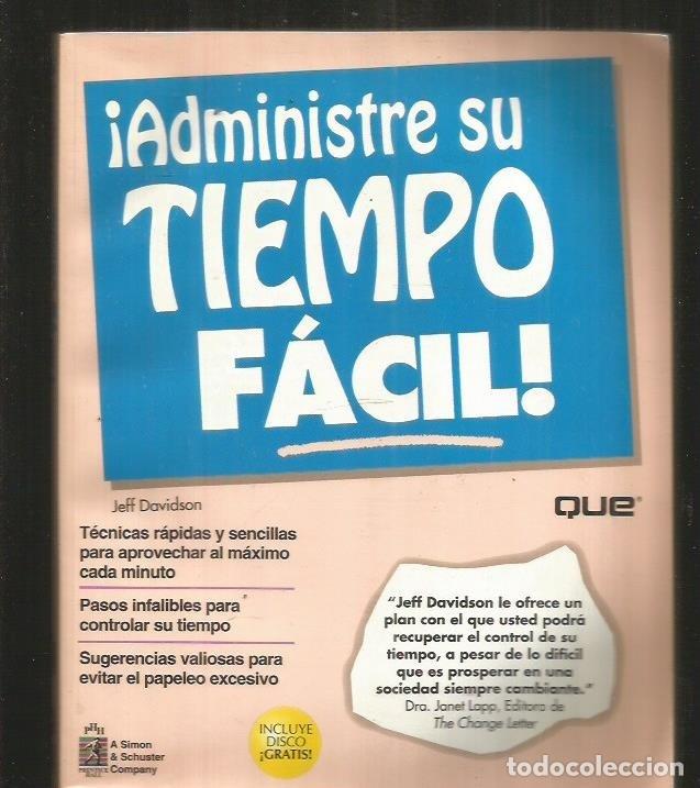Libros: &iexcl;ADMINISTRE SU TIEMPO FACIL! - DAVIDSON, JEFF - Foto 2