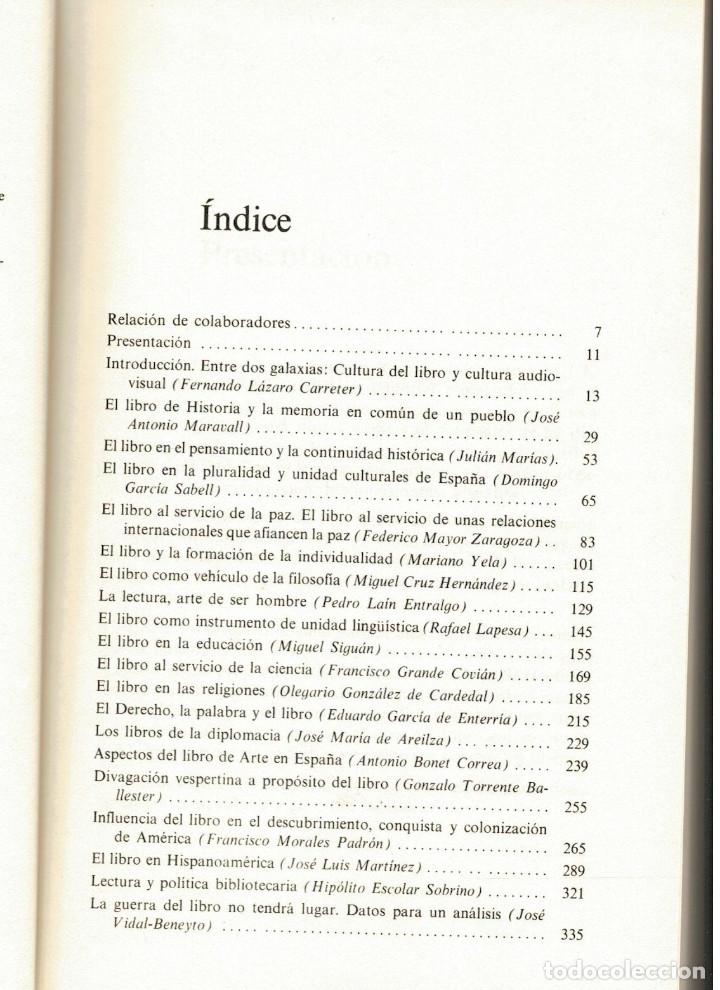 Libros: LA CULTURA DEL LIBRO. BIBLIOTECA DEL LIBRO. VVAA - Foto 2