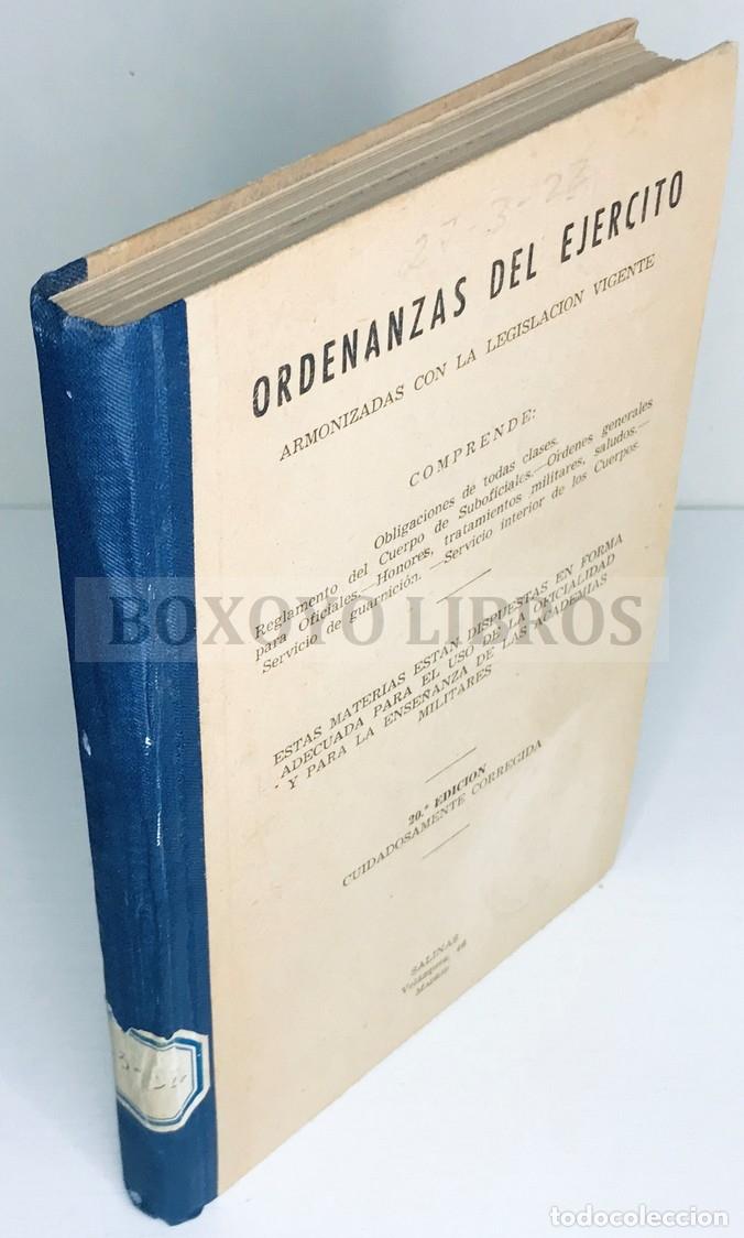 Libros: Ordenanzas del ej&eacute;rcito - Foto 1