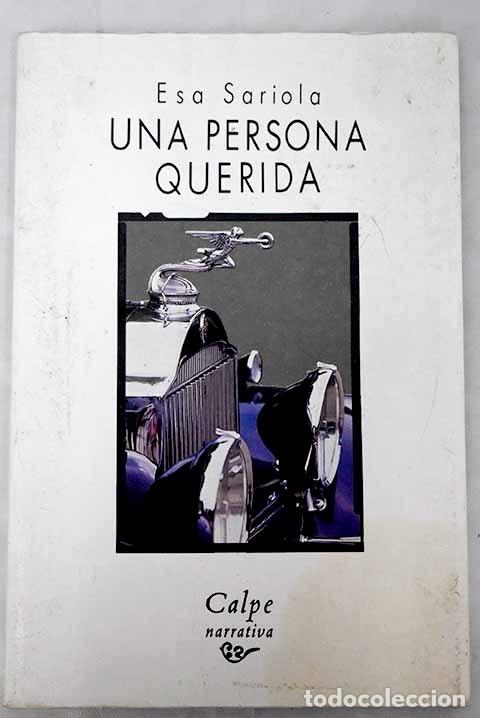 Libros: Una persona querida: Sariola, Esa.- Sariola, Esa - Foto 1