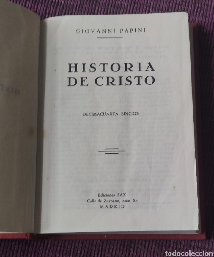 Libros: Historia de Cristo. Giovanni Papini - Foto 2