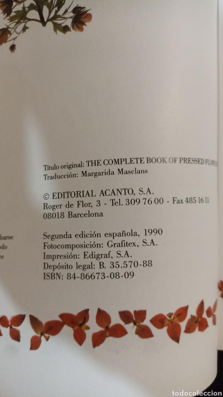 Libros: El arte de prensar flores - Foto 3