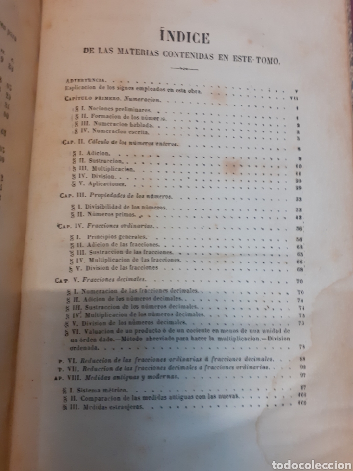 Libros: LECCIONES DE ARITMETICA - CIRODDE,P.L. - Foto 5