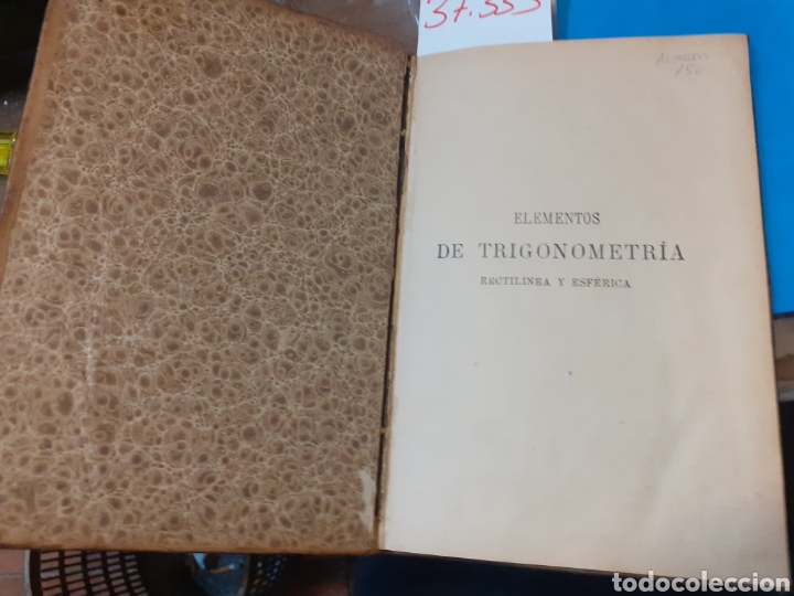 Libros: ELEMENTOS DE TRIGONOMETRIA RECTILINEA Y ESFERICA. A&ntilde;o 1904 - CIRODDE,P.L. - Foto 2