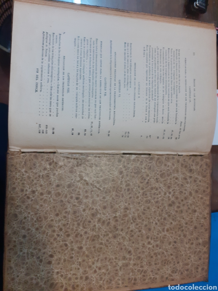 Libros: ELEMENTOS DE TRIGONOMETRIA RECTILINEA Y ESFERICA. A&ntilde;o 1904 - CIRODDE,P.L. - Foto 7