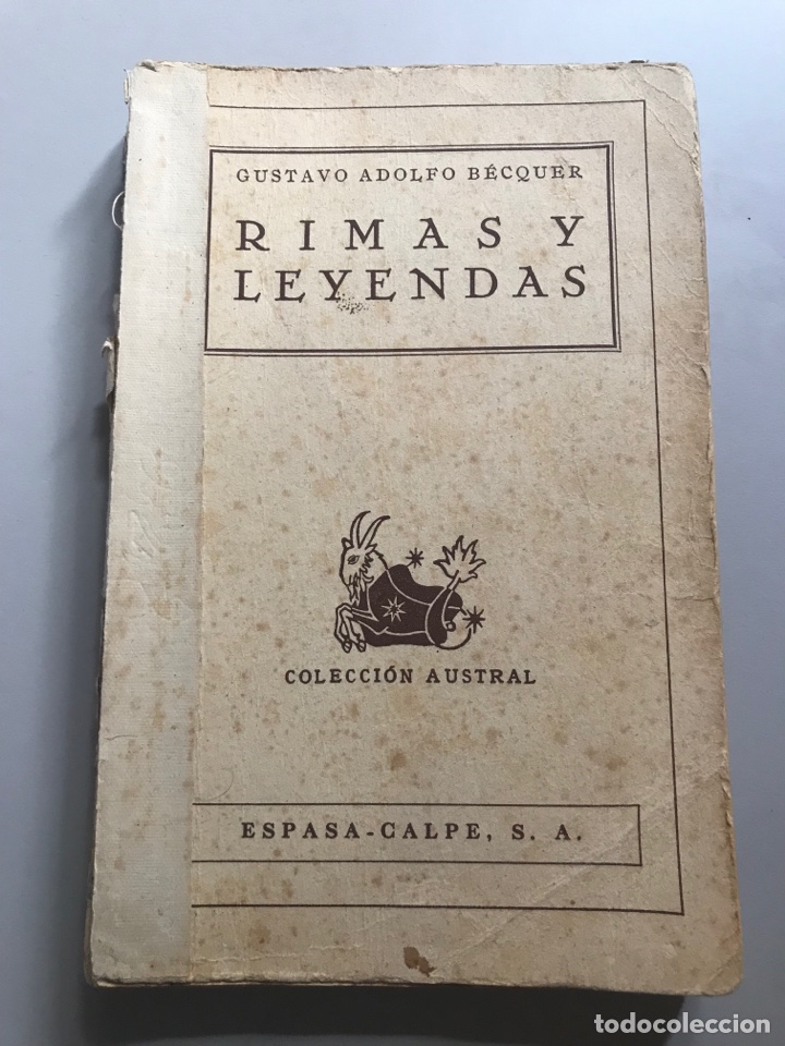 Libros: Gustavo Adolfo becquer Rimas y leyendas - Foto 1