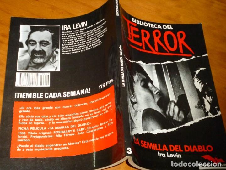 Libros: BOBLIOTECA DEL TERROR - LA SEMILLA DEL DIABLO - IRA LEVIN - Foto 2