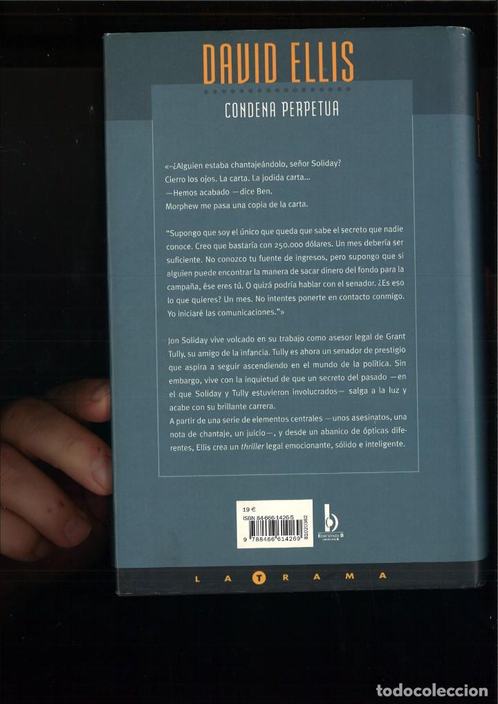 Libros: CONDENA PERPETUA. David Ellis - Foto 2