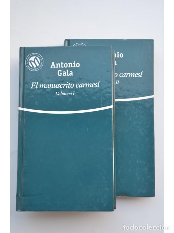 Libros: El manuscrito Carmes&iacute; - GALA, Antonio - Foto 1