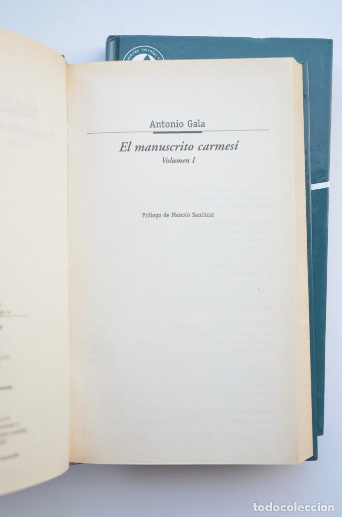 Libros: El manuscrito Carmes&iacute; - GALA, Antonio - Foto 2