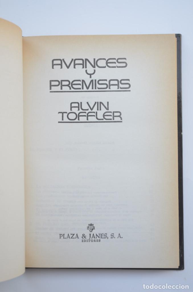 Libros: Avances y premisas - TOFFLER, Alvin - Foto 2