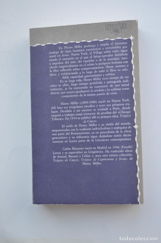 Libros: Plexus. La crucifixi&oacute;n rosada. II - MILLER, Henry - Foto 4