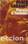 Libros: Parole dhomme - Roger Garaudy - Foto 1
