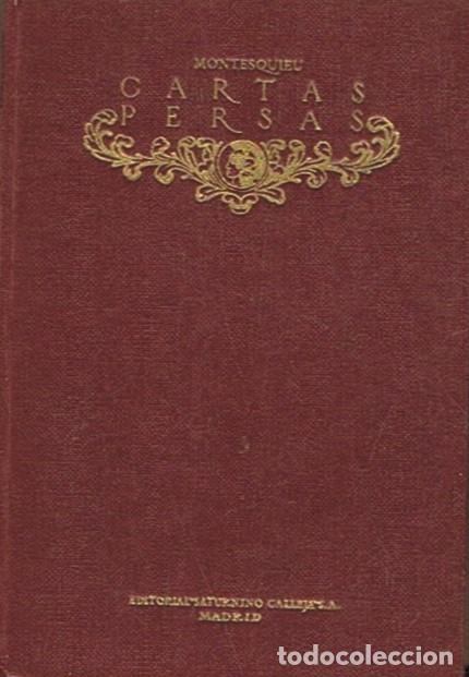 Libros: CARTAS PERSAS. - Montesquieu. - Foto 1
