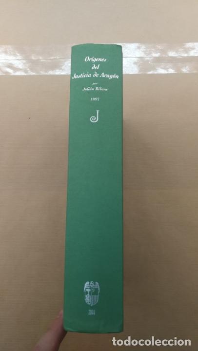 Libros: OR&Iacute;GENES DEL JUSTICIA DE ARAG&Oacute;N . - JULI&Aacute;N RIBERA. - Foto 2