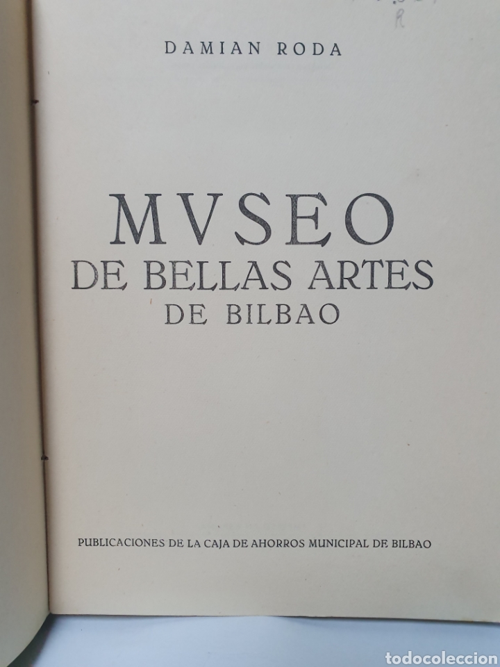 Libros: DAMIAN RODA. MUSEO DE BELLAS ARTES DE BILBAO. 1947. - Foto 2
