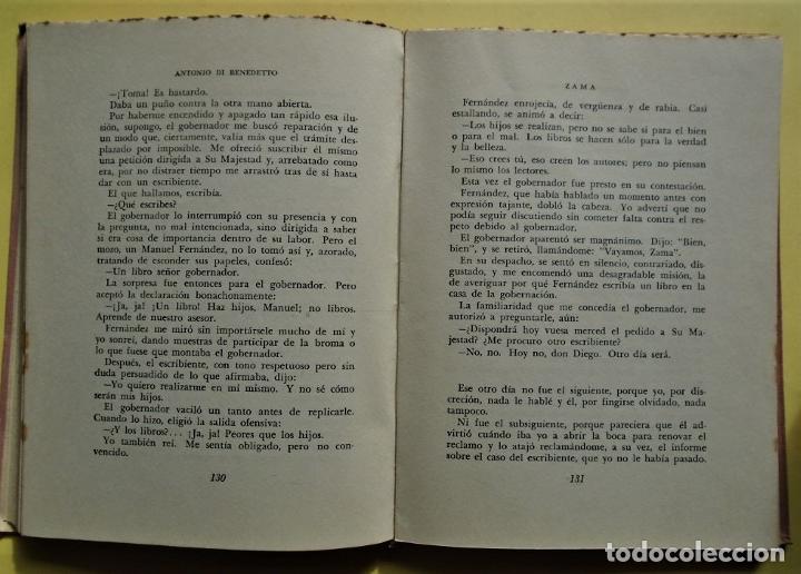 Libros: Zama. Novela. (Ejemplar dedicado). - Benedetto, Antonio di. - Foto 5