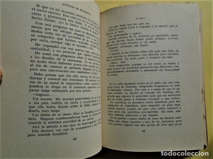 Libros: Zama. Novela. (Ejemplar dedicado). - Benedetto, Antonio di. - Foto 7