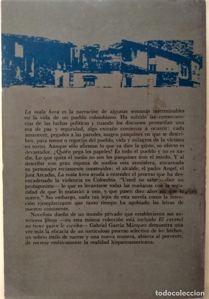 Libros: La Mala Hora. - Garc&iacute;a M&aacute;rquez, Gabriel. - Foto 5