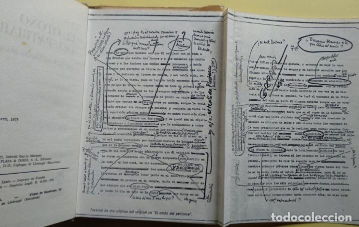 Libros: EL OTO&Ntilde;O DEL PATRIARCA. - GARC&Iacute;A M&Aacute;RQUEZ, Gabriel. - Foto 5