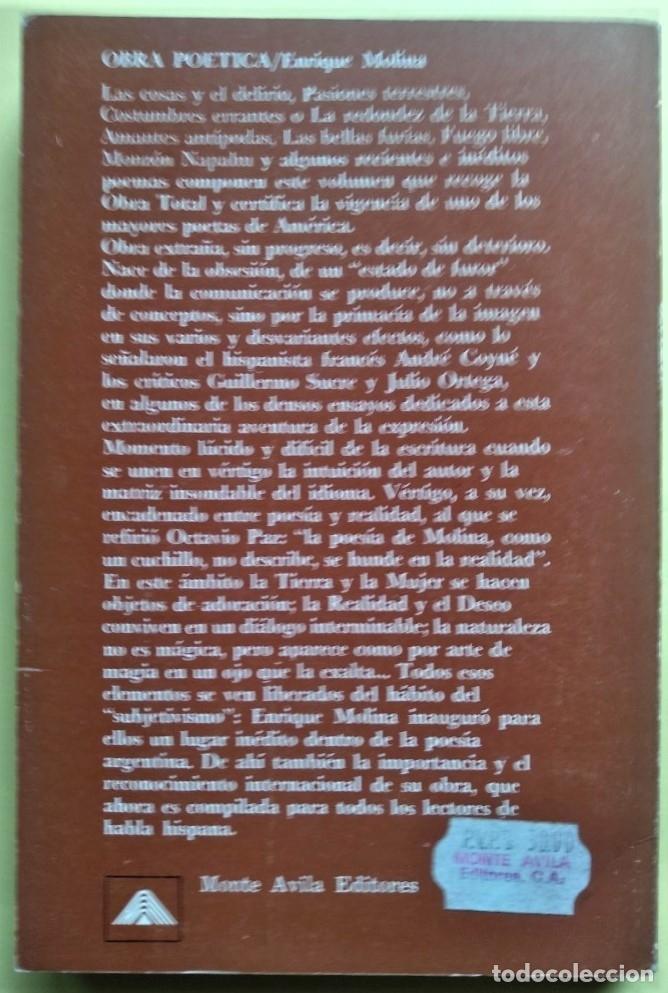 Libros: Obra Po&eacute;tica. - Molina, Enrique. - Foto 2