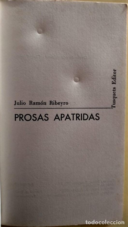 Libros: Prosas Ap&aacute;tridas. - Ribeyro, Julio Ram&oacute;n. - Foto 3