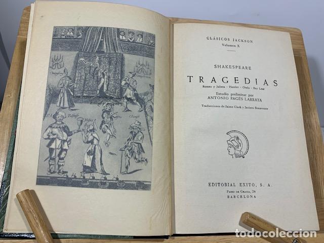 Libros: TRAGEDIAS SHAKESPEARE 1951 - Foto 2