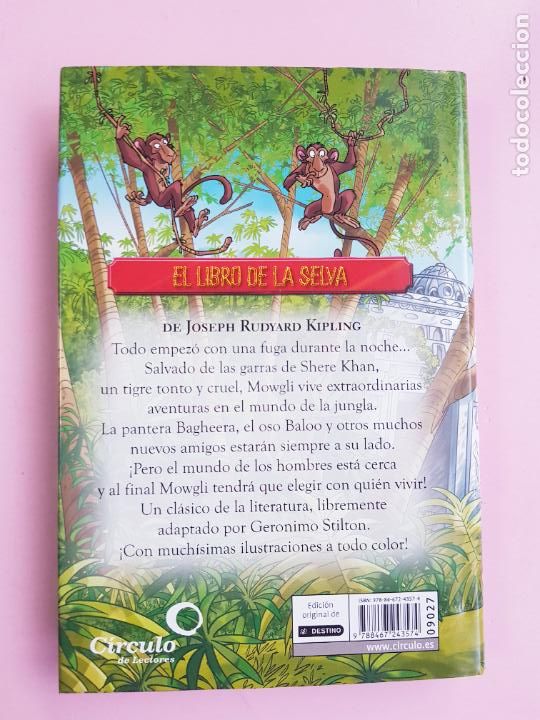 Libros: LIBRO-EL LIBRO DE LA SELVA-GER&Oacute;NIMO STILTON-COMO NUEVO-COLECCIONISTAS - Foto 4