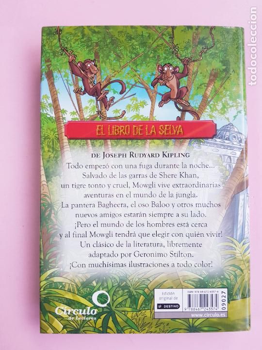 Libros: LIBRO-EL LIBRO DE LA SELVA-GER&Oacute;NIMO STILTON-COMO NUEVO-COLECCIONISTAS - Foto 5