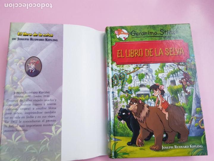 Libros: LIBRO-EL LIBRO DE LA SELVA-GER&Oacute;NIMO STILTON-COMO NUEVO-COLECCIONISTAS - Foto 9