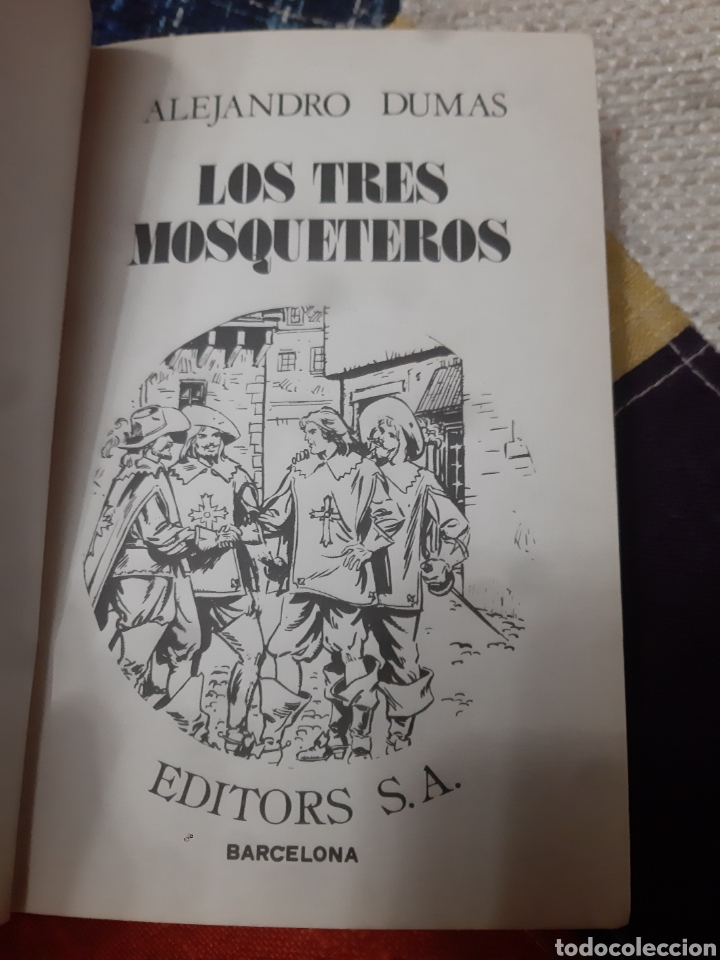 Libros: Libro Los Tres Mosqueteros Alejandro Dumas- - Foto 3