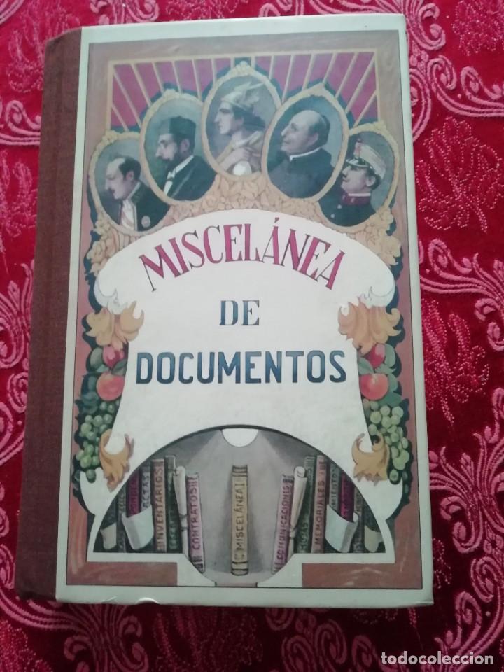 Libros: Miscelanea de documentos paluzie edici&oacute;n facs&iacute;mil 1930 - Foto 2