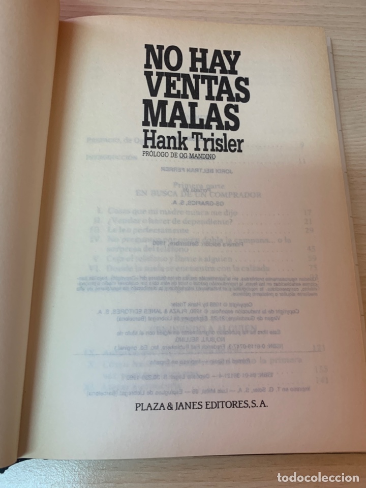 Libros: No hay ventas malas. Hank Trisler. - Foto 4