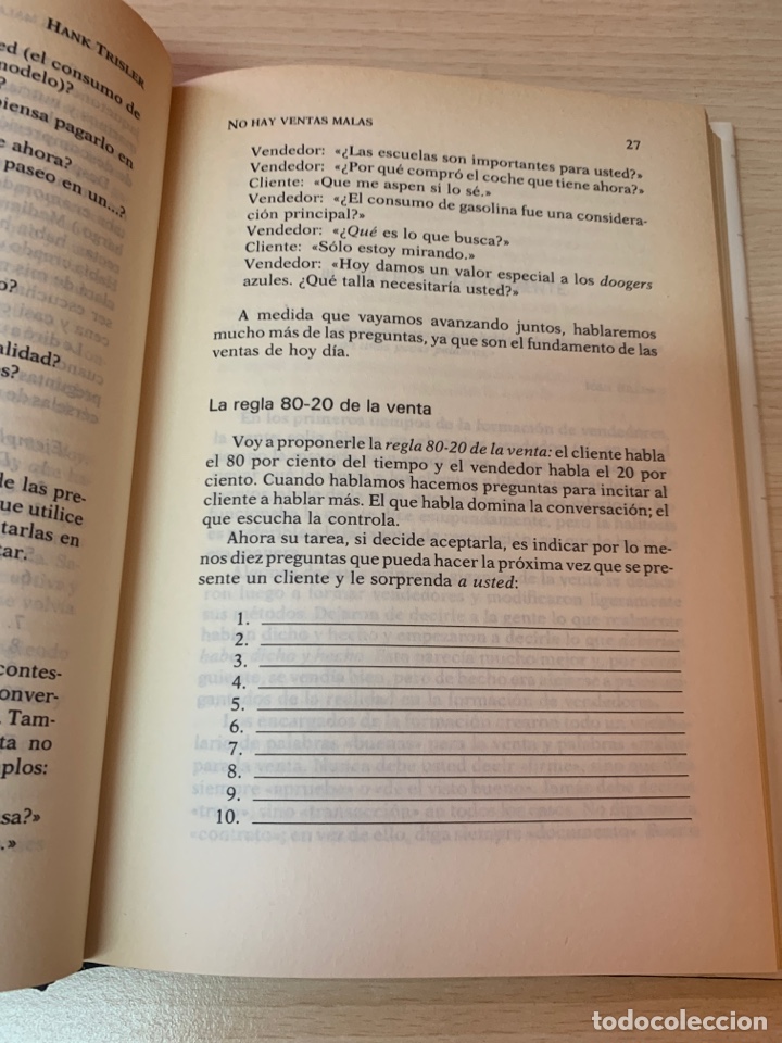 Libros: No hay ventas malas. Hank Trisler. - Foto 7