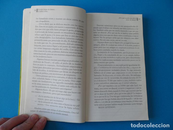 Libros: Es facil dejar de fumar si sabes como - Allen Carr - Espasa Pr&aacute;ctico 2004 - Foto 5