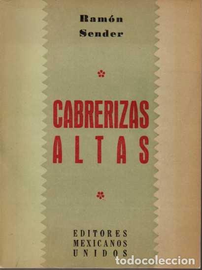 Libros: CABRERIZAS ALTAS. - SENDER, Ram&oacute;n. - Foto 1